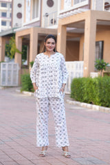 Printed Cotton Co-ord Set for Women - Stylish Summer Wear
