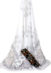 White, Black & Multicolor Print (3-Piece Set)