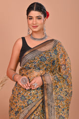 ELEGANT HANDCRAFTED KOTA DORIA SAREE WITH ZARI BORDER