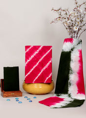 HANDCRAFTED TIE-DYE COTTON DRESS MATERIAL SET