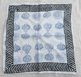 Hand-Block Printed pigment Cotton Bandana