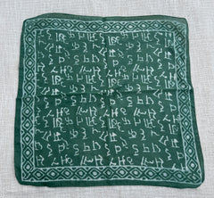 Hand-Block dabu Printed Cotton Bandana