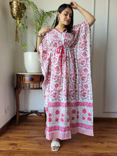 BEUTIFUL HAND BLOCK PRINTED COTTON KAFTAN DRESS