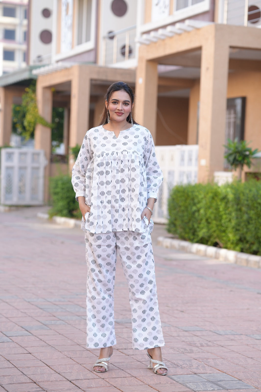 Printed Cotton Co-ord Set for Women - Stylish Summer Wear