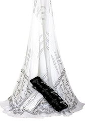 Hand Block Printed Cotton Suit Set with Chiffon Dupatta – 3 Piece Set