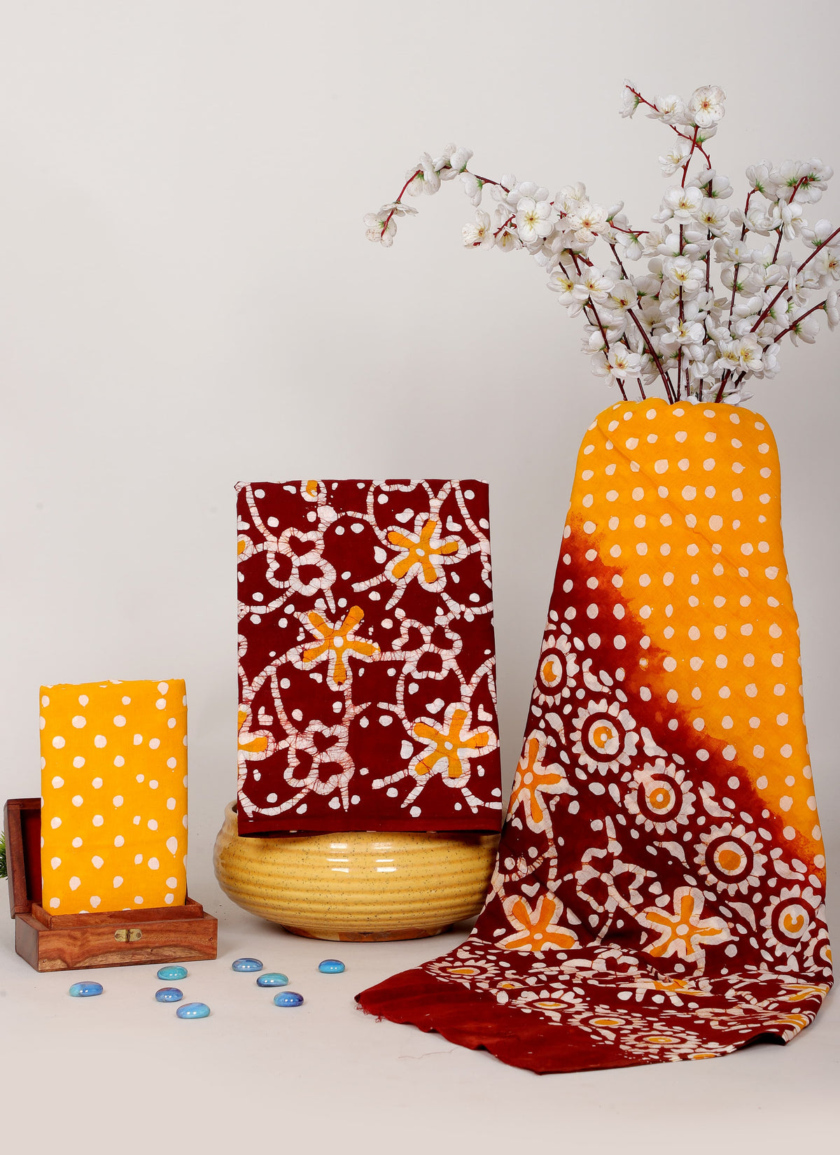 Handcrafted Batik Cotton Dress Material