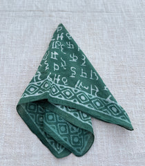 Hand-Block dabu  Printed Cotton Bandana