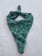 Hand-Block dabu  Printed Cotton Bandana