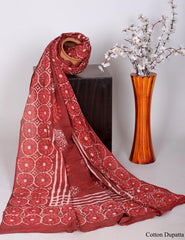 Cotton Mulmul  Priented Dupatta